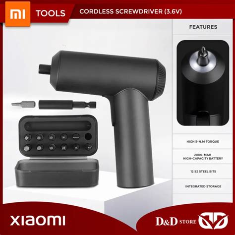 D D Xiaomi Mi Cordless Screwdriver V Mah Electric Screwdriver