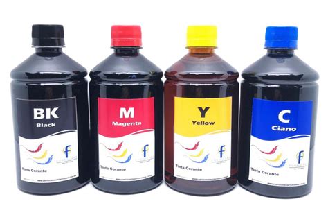 Kit 4 Tintas Epson 500 Ml Ecotank Bulk Ink Formulabs Para Impressoras