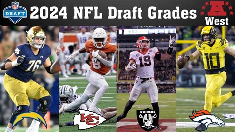 Nfl Draft Grades Afc West Chargers Nailed It Raiders Build