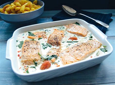 Lachs Mit Spinat Sahne Sauce Rezept Kochen Aus Liebe