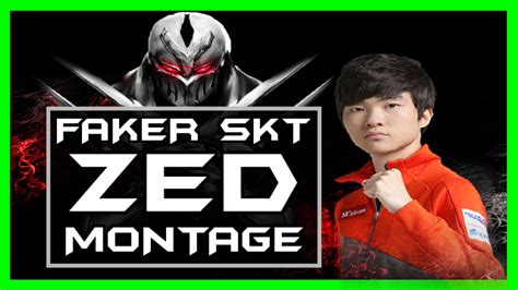 【league Of Legends 2016】faker Zed Montage Season 6 Faker Best Zed