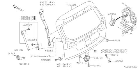 2020 Subaru Ascent Limited 7 Passenger W Eyesight Liftgate Latch Trunk Lock Actuator Motor