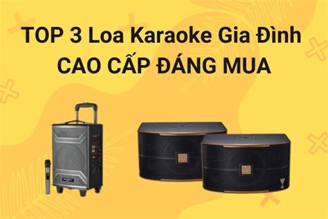 TOP 3 loa karaoke gia đình cao cấp đáng mua nhất 2020