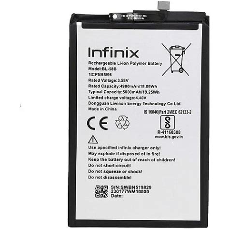 Infinix Hot ile Uyumlu Ithal Pil BL BX Fiyatı