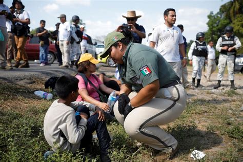 Caravana De Migrantes Continua A Chegar Ao M Xico Crian As Se Perdem