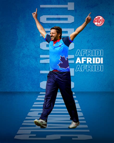 With Shahid Afridi In Its Squad Toronto Nationals Gear Up For The