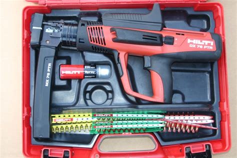 Hilti Bolzenschu Ger T Dx Ptr Kompl Mit N Gel Patronen Und Zubeh R