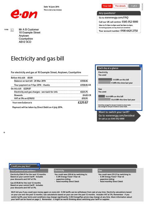 Energy Bills Explained Understand Them Save S Mse