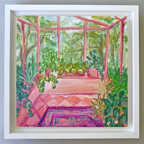 Pink Greenhouse No. 3 - Caitlin Wallace-Rowland Art & Design