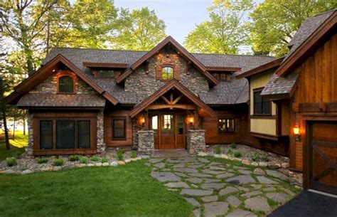 15 Extraordinary Rustic Cabin Exterior Decoration Ideas Rustic Houses