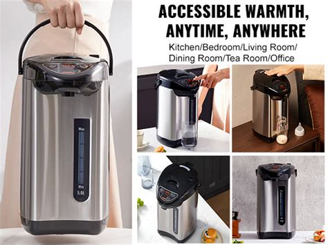 Vevor Hot Water Dispenser Adjustable Temperatures Water Boiler And Warmer Stainless