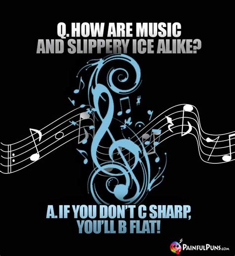 Music Jokes, Musician Humor, Noteworthy Puns | PainfulPuns.com