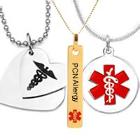 Medical Alert Necklaces | Medical ID Necklaces