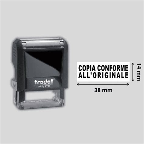 Trodat Printy 4911 COPIA CONFORME ALL ORIGINALE Timbri It