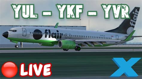 X Plane Live Vatsim Flair Ops Zibo Cyul Cykf