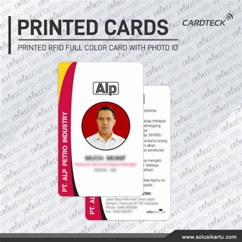 Jual Cetak Kartu Rfid Custom Photo Id Card Proximity Mf S50 13 56mhz 2 Sisi Jakarta Timur