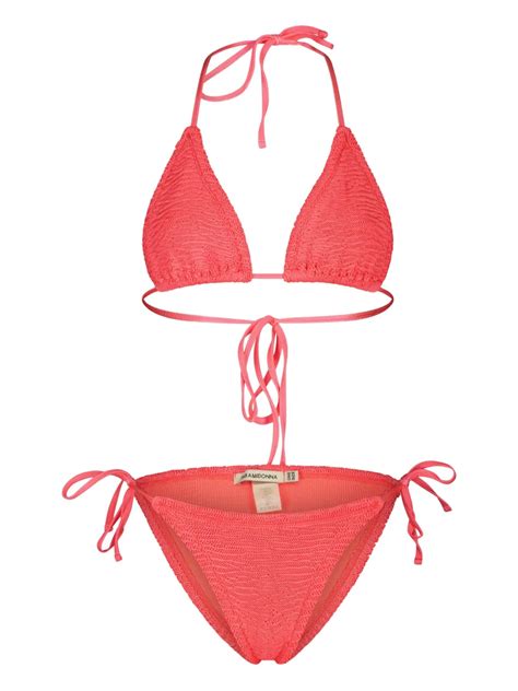 PARAMIDONNA Ema Bikini Set Red FARFETCH UK