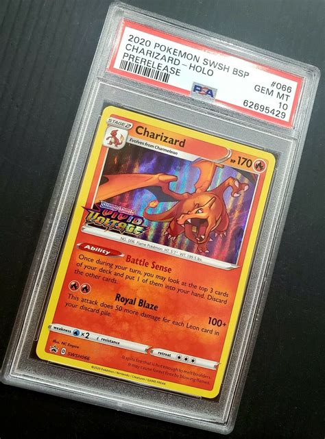 Mavin Charizard Prerelease Swsh Psa Mint Holo Pokemon