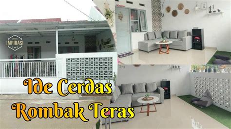 Make Over Rumah X Teras Jadi Ruang Tamu Youtube