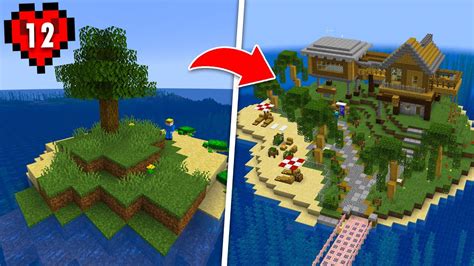 J Ai Cr E Une Ile Paradisiaque En Hardcore Sur Minecraft Survival