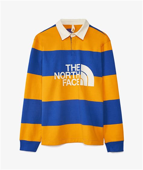 The North Face Color Block Rugby Polo Shirt En Color Amarillo Svd