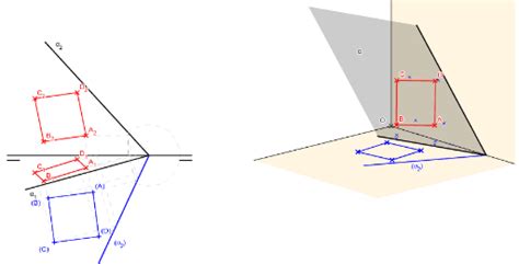 DT1 Diédrico 06Abatimientos 04 GeoGebra