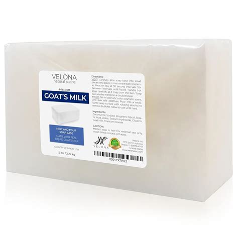 Amazon Lb Lb Goats Milk Ultra Clear Glycerin Soap Base By