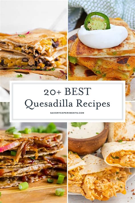 20+ BEST Quesadilla Recipes (Tons of Delicious Filling Options!)