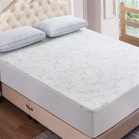 Bamboo Waterproof Mattress Protector Twin Size Hypoallergenic And Breathable Waterproof Mattress