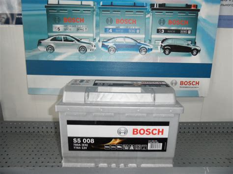 Автомобильный, аккумулятор, BOSCH 0092S50080 77Ah-+, 12V Bosch S50080 ...