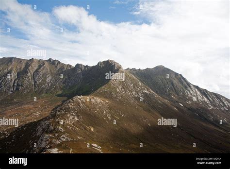 Goat Fell And North Goat Fell Viewed From The Slopes Of Cir Mhor Above