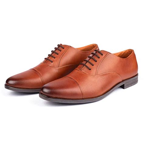 Mens Brown Classic Leather Oxford Shoes at 3299.00 INR in Indore ...