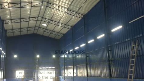 Steel Stainless Steel Color Coated Roofing Shed Construction Work