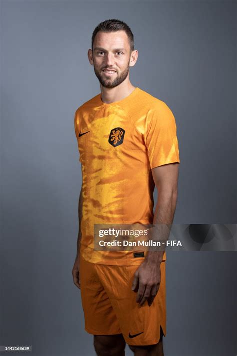 Stefan De Vrij of Netherlands poses during the official FIFA World ...