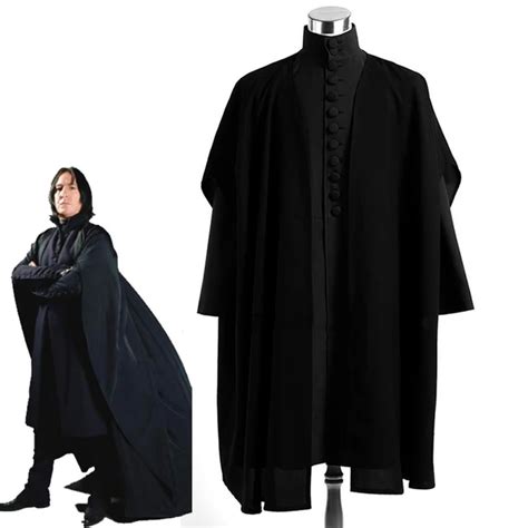 Deathly Hallows Professor Severus Snape Cosplay Costume Halloween