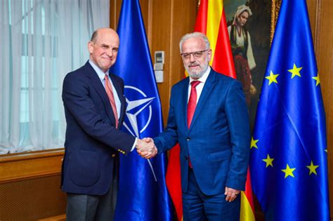 Xhaferi Lapsley North Macedonia Valued Member Of Nato Dedicated To