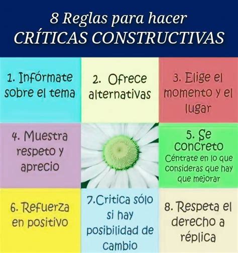 Ocho Reglas Para Hacer Cr Ticas Constructivas