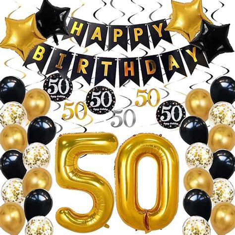 50th Birthday Decorations For Men Women Over The Hill