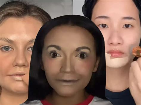 What Is The Viral Uncanny Valley Makeup Trend And Why Does It Creep