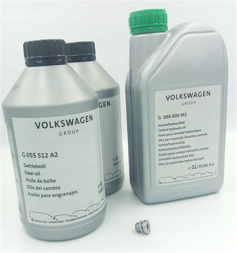 Volkswagen Oe Aso Vw Zestaw Olejów Do Wymiany Skrzynia Dsg Dq200 ...