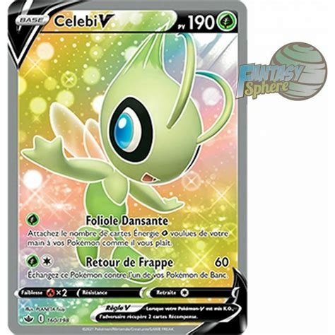 Celebi V Full Art Ultra Rare Epee Et Bouclier Regne De