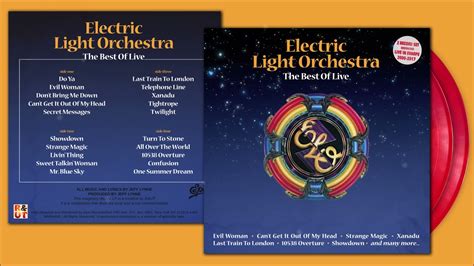 Electric Light Orchestra The Best Of Live Lp By R Ut Youtube