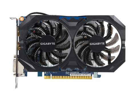 GIGABYTE GeForce GTX 750 Ti 4GB WINDFORCE 2X OC EDITION GV N75TWF2OC