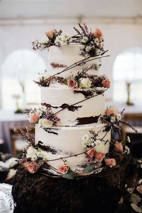 Country Rustic Wedding Cake Ideas Bolo De Casamento Rustico