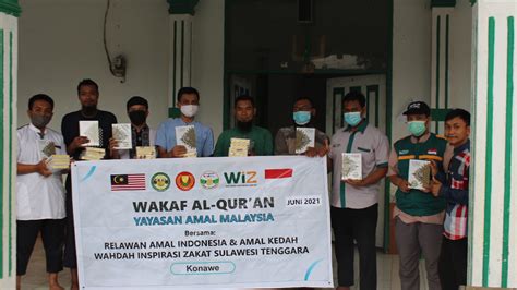 Kolaborasi Laznas Wiz Dan Yayasan Malaysia Salurkan Al Qur An