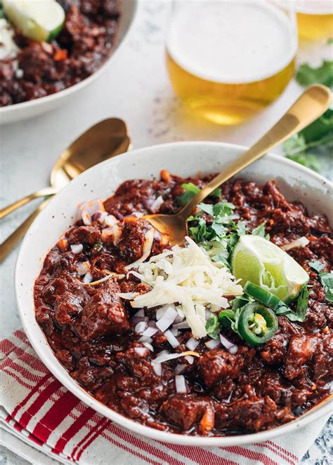 texas chili recipes dont   single bean   pot