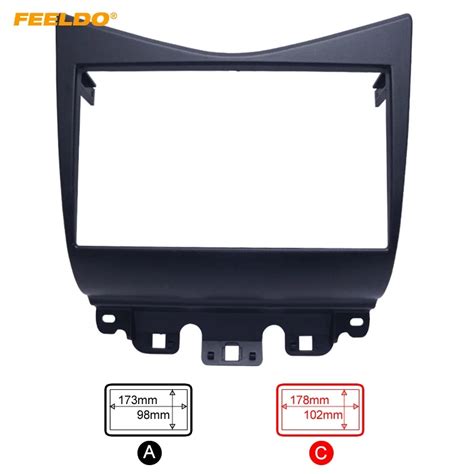 FEELDO 2Din Fascia für Honda Accord 2002 2007 Radio DVD Stereo CD Panel