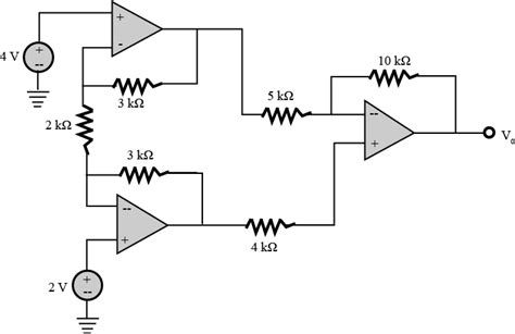 In The Below Figure The Output Voltage The Opamp Is Ideal 7 V 6 V 1 V6 V