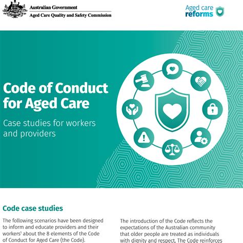 Code Of Conduct For Aged Care Case Studies For Workers And Providers