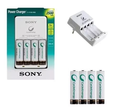 Pilhas Recarreg Veis Aa Carregador Sony Mah Parcelamento Sem